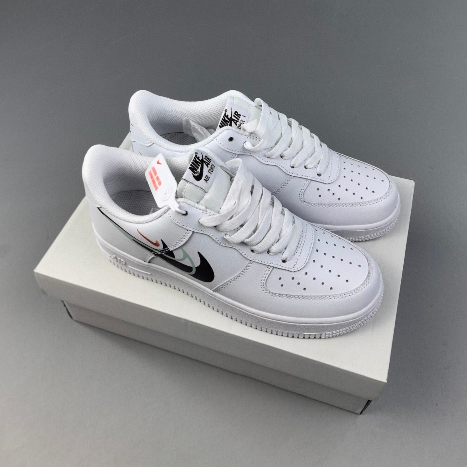 ΝІКЕ ΑΙR FΟRСΕ 1 BLANC MULTI SWOOSH